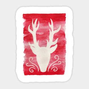 Lone Stag Sticker